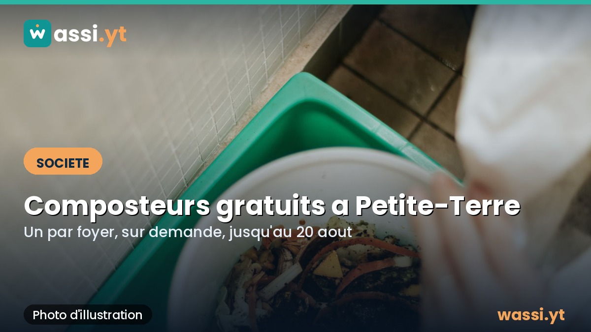 Petite-Terre : des composteurs gratuits jusqu'au 20 aout pour les habitants