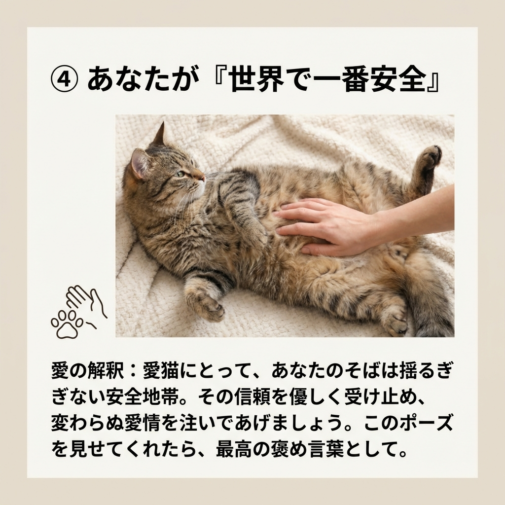 猫の「へそ天」姿勢に隠された愛情の証 - Image 6