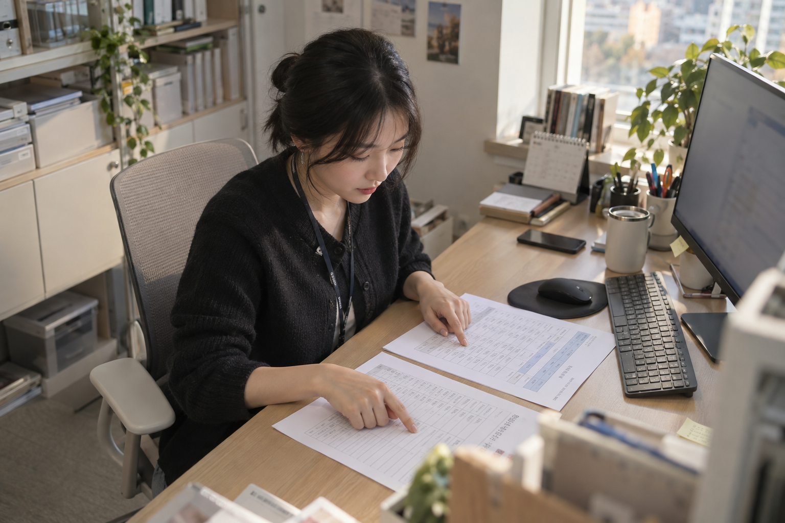 날짜 일련번호는 서식으로 표시하고 문장용 날짜는 TEXT로 만들되 원본을 보존하는 설명 장면