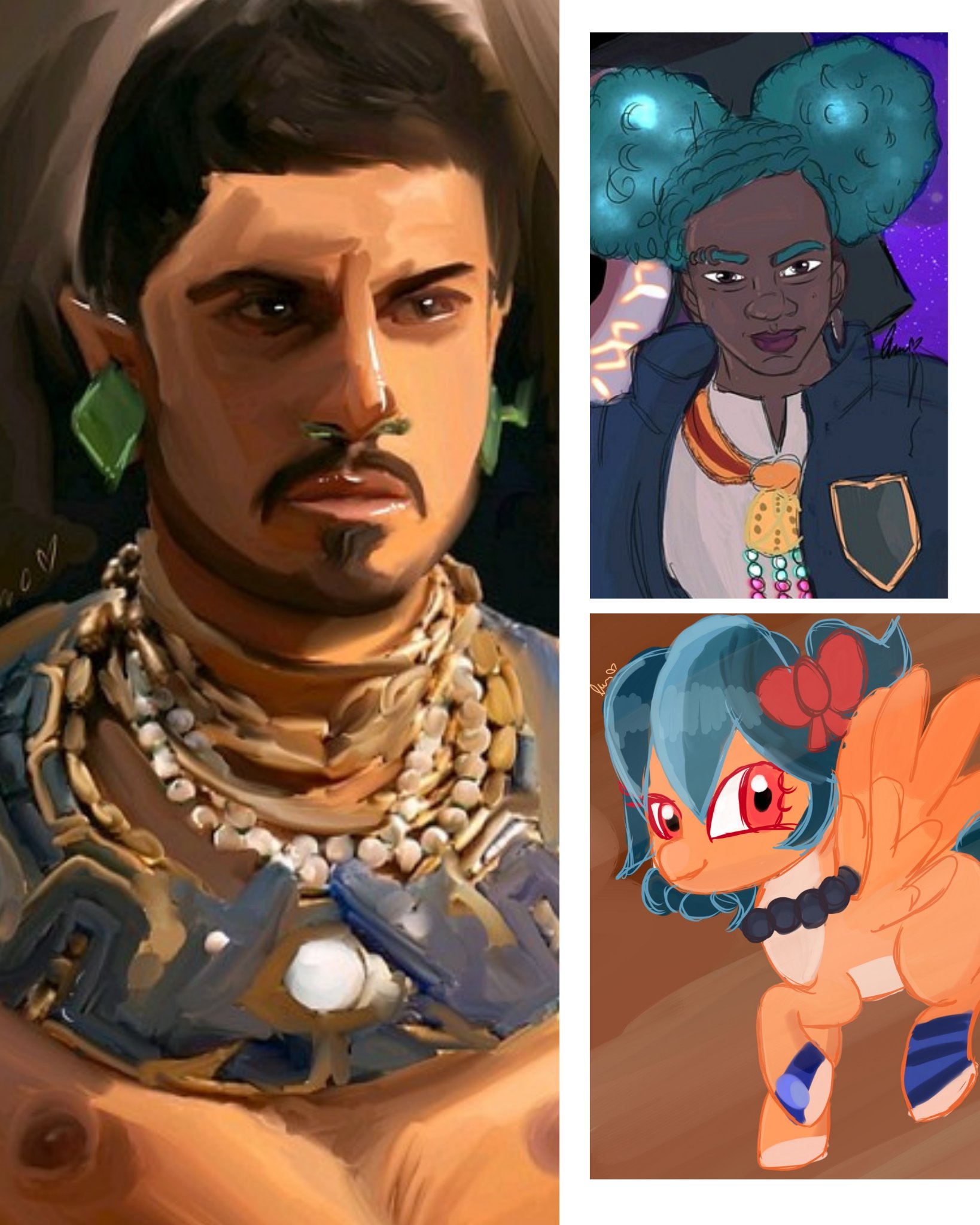 portrait and pony designs