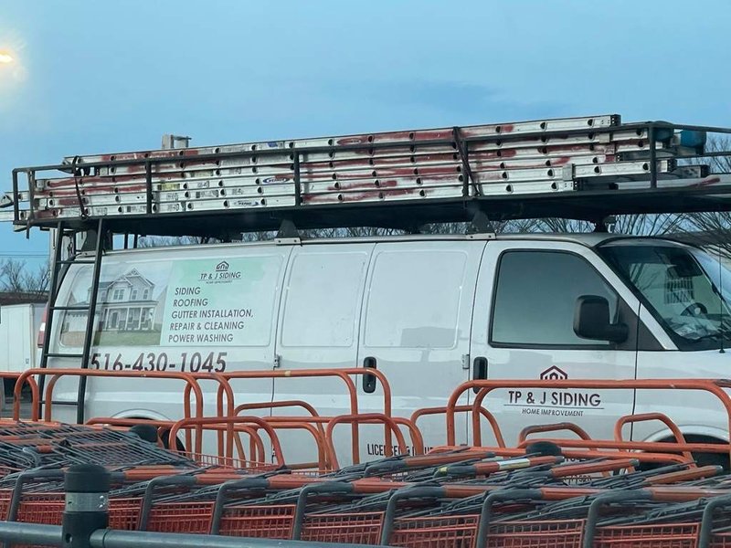 TP J Siding — photograph of the business's truck