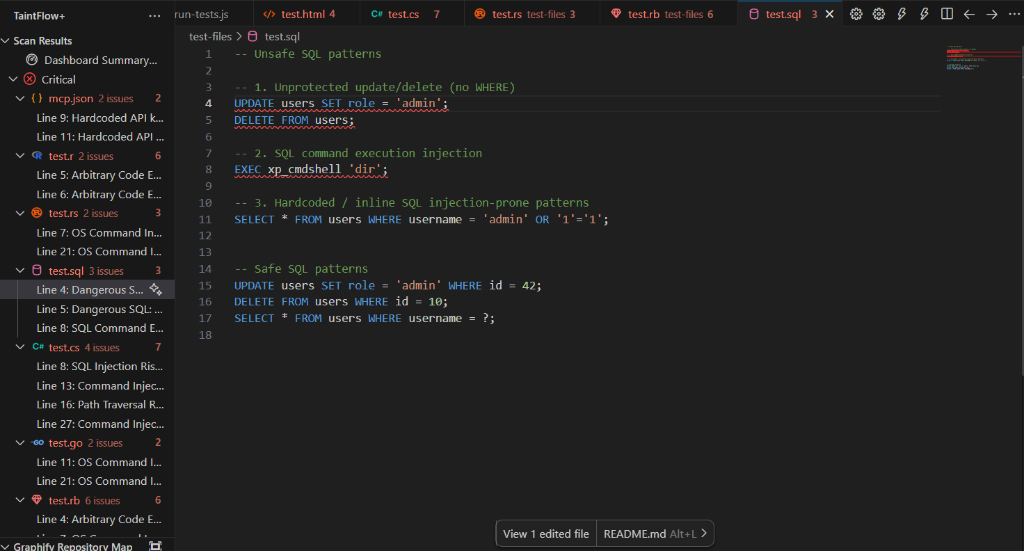Diagnostics Highlighting