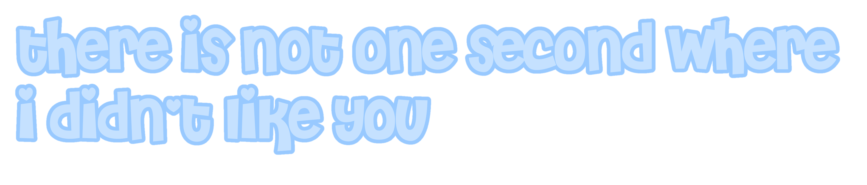 there is not one second where i didn't like you - gyuvin