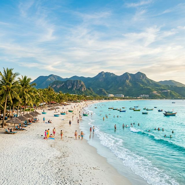 Bãi biển Mỹ Khê Đà Nẵng xanh ngắt và trong lành