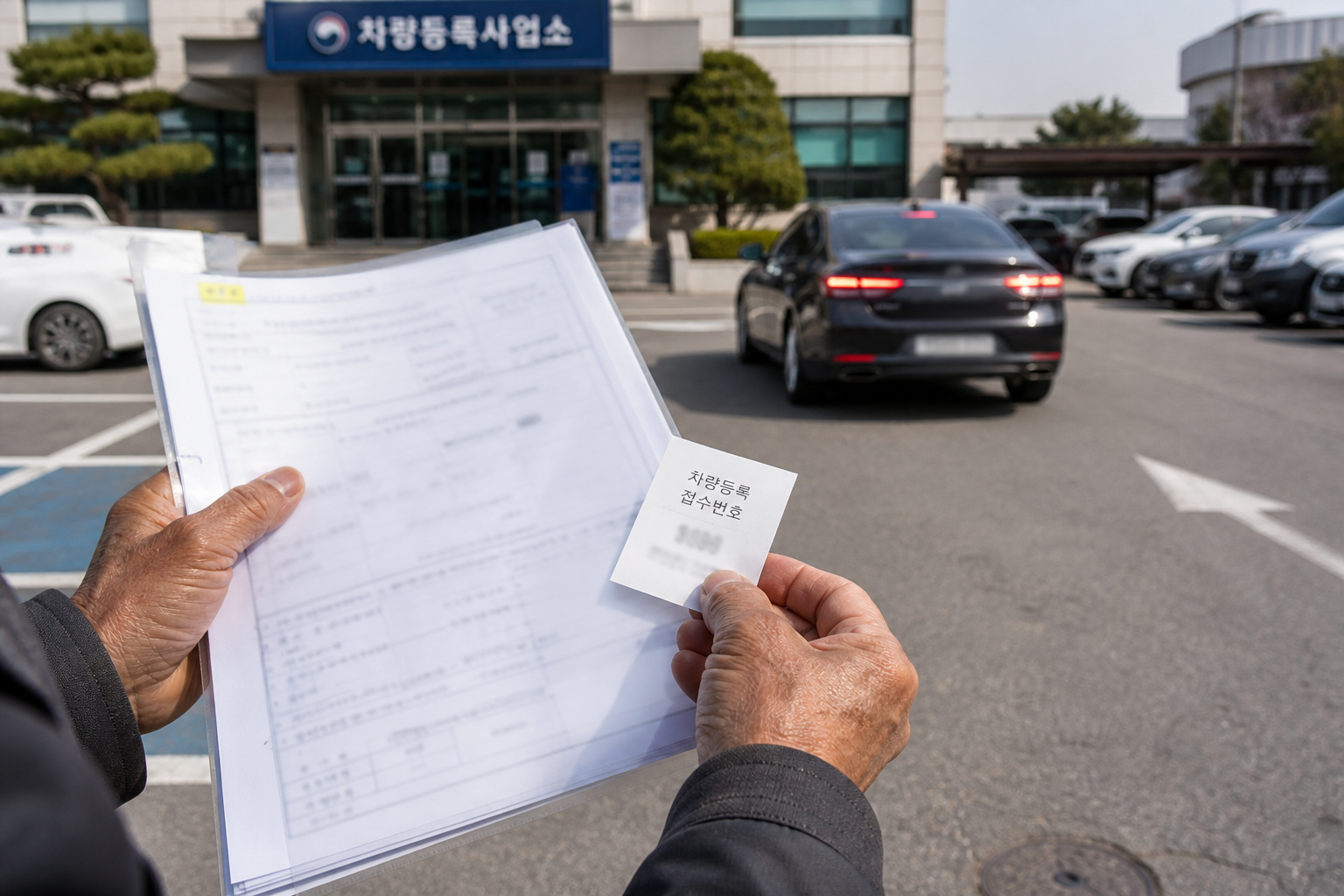 차량 이전등록 완료 후 자동차세 환급 상태를 확인하는 차주