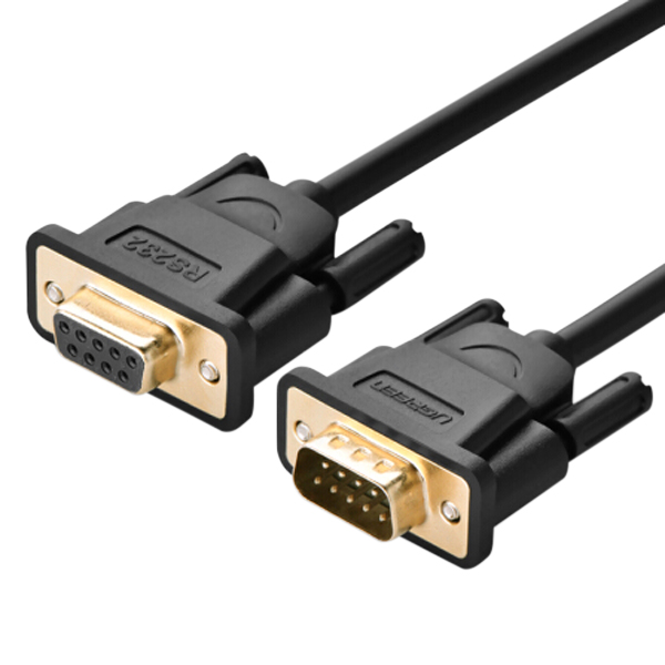 Cáp nối dài RS232 2M (9M/9F) Ugreen 20146 Cao Cấp