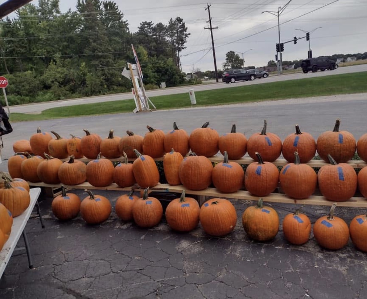 The fall spread at DJ's Fresh Market, Appleton WI