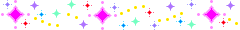pink, blue, and purple sparkles