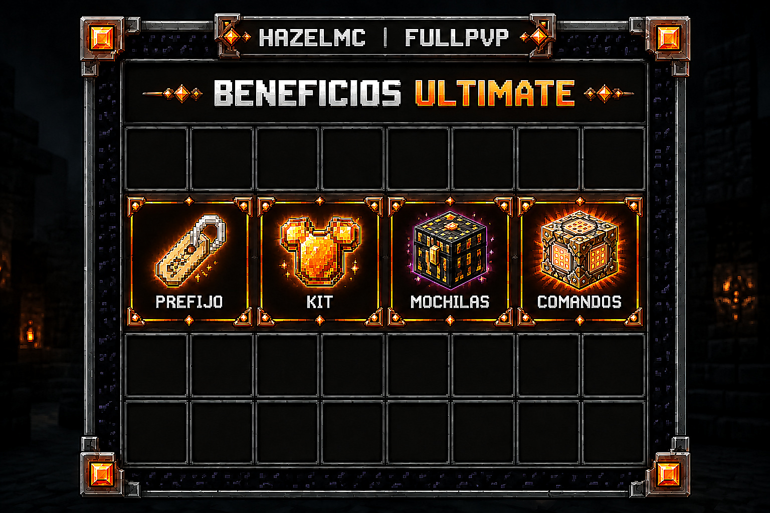 HazelMC FULLPVP - Beneficios ULTIMATE