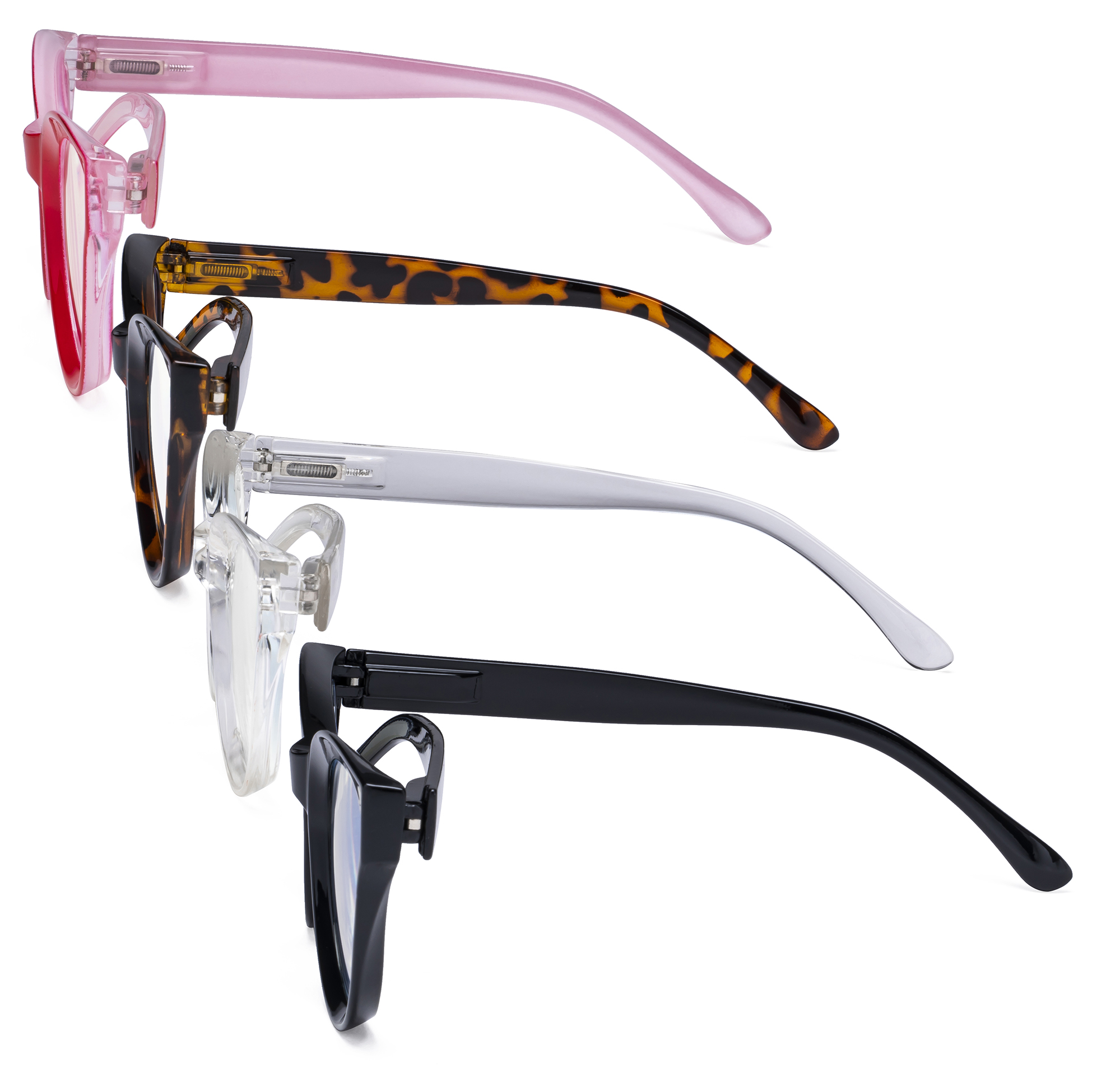 Eyekepper 4 Pack Cateye Design Reading Glasses Oversized Readers Eyeglasses Ebay