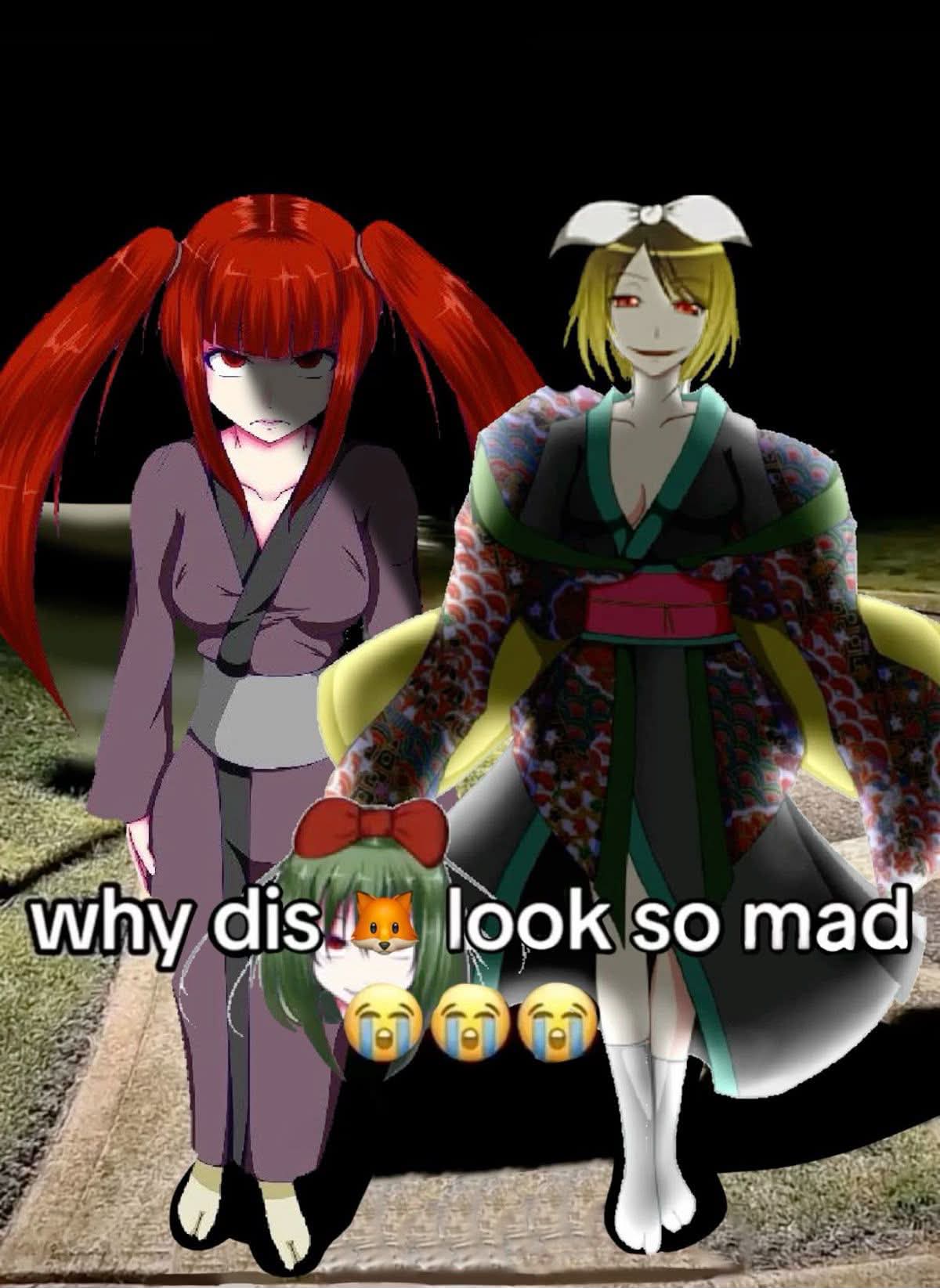 why this kitsune look so mad