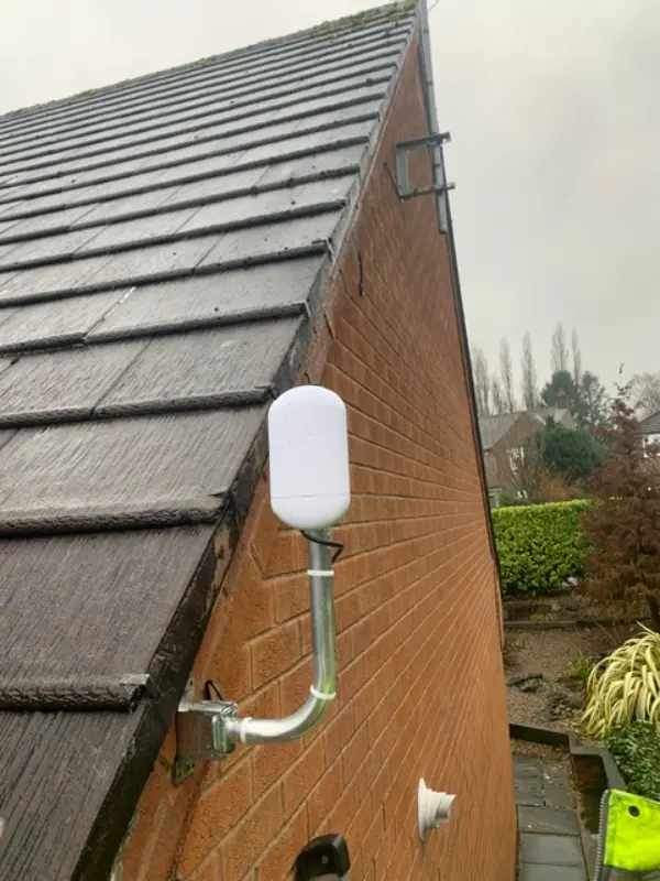 Mobile app interface showing live remote viewing of multiple security camera feeds