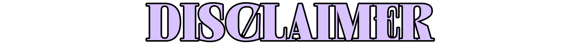 disclaimer