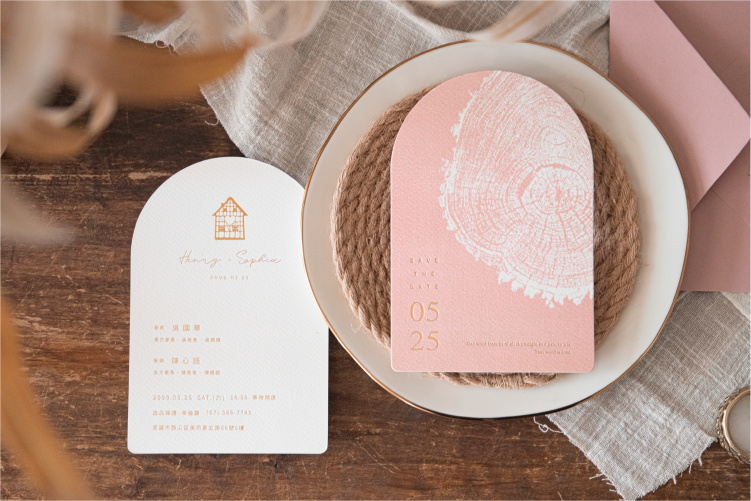 婚卡喜帖 - 戀愛木屋 商品圖3