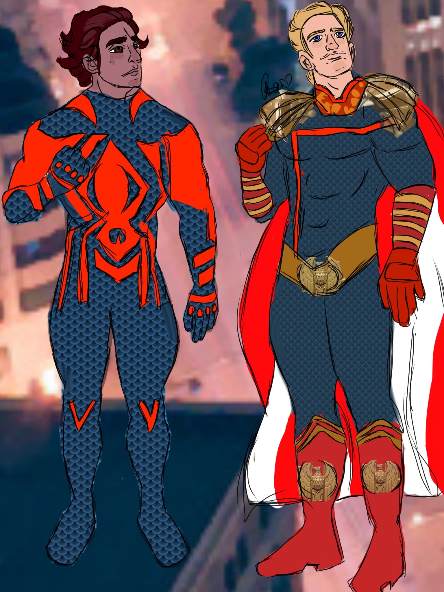spider hero and captain