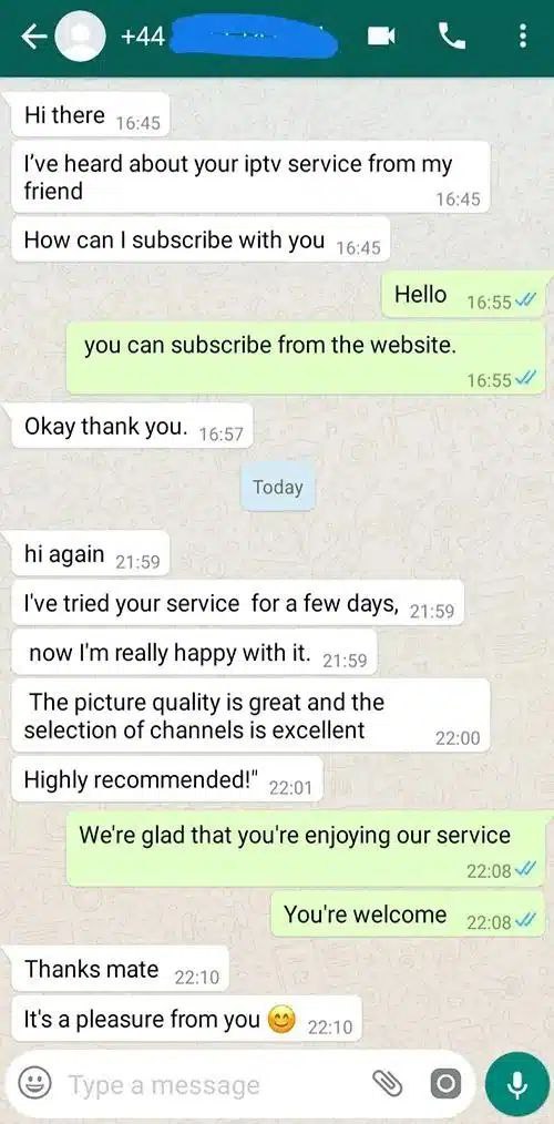Customer Review WhatsApp Screenshot 5