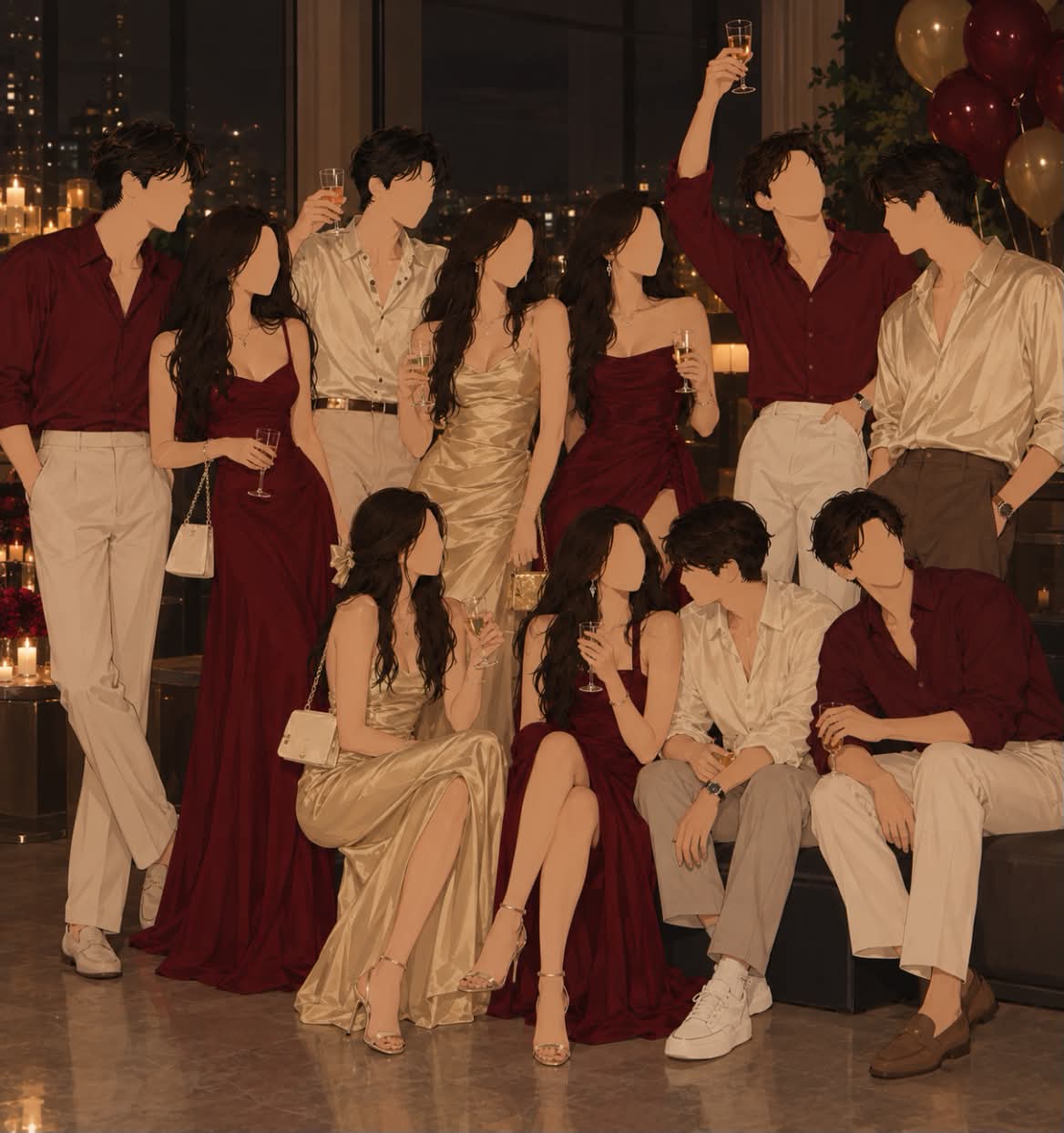Festive Black Tie Attire Inspiration
