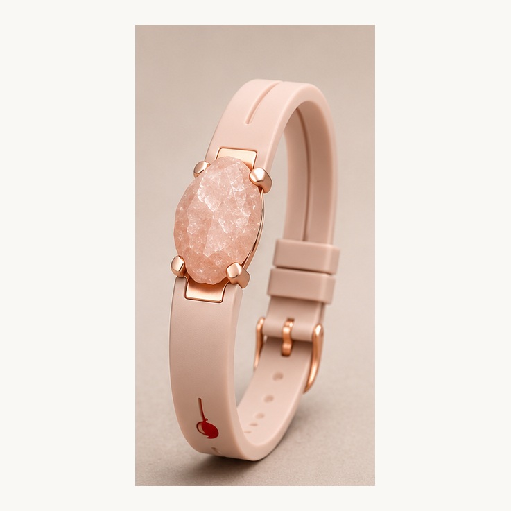 Shoesit rose quartz energy bracelet