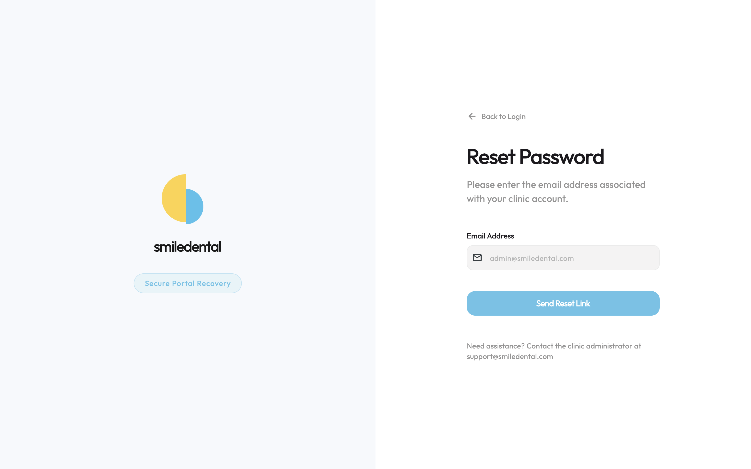 Admin Panel Clean Secure Authentication Login Screen