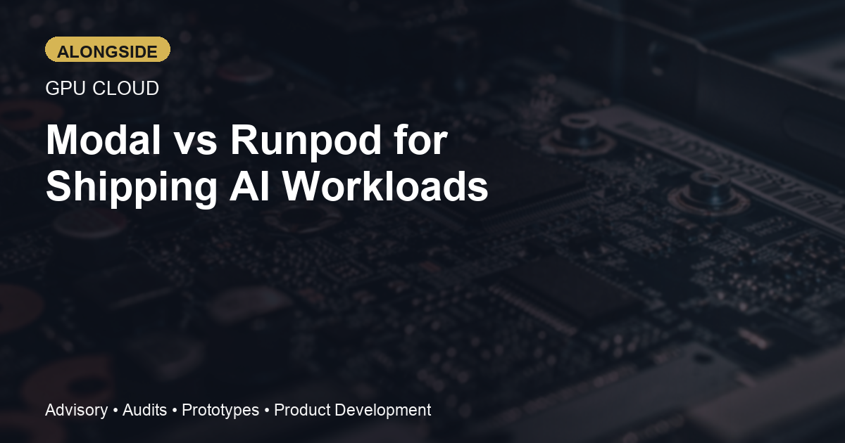 Why Modal Is Better Than Runpod for Shipping AI Workloads Faster