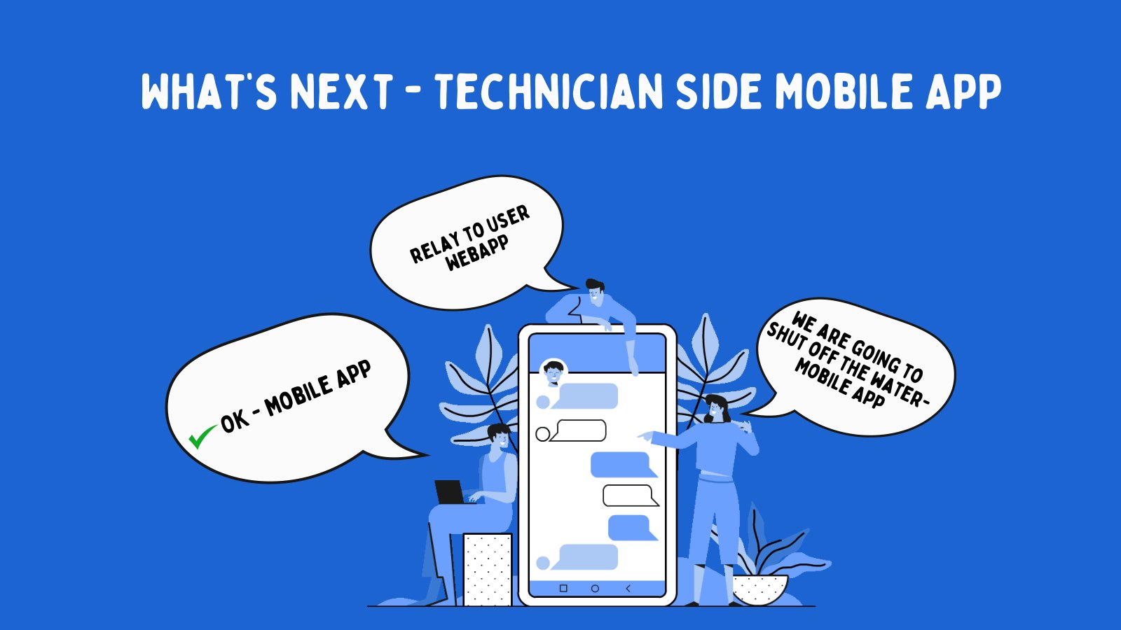 Technician app next step slide