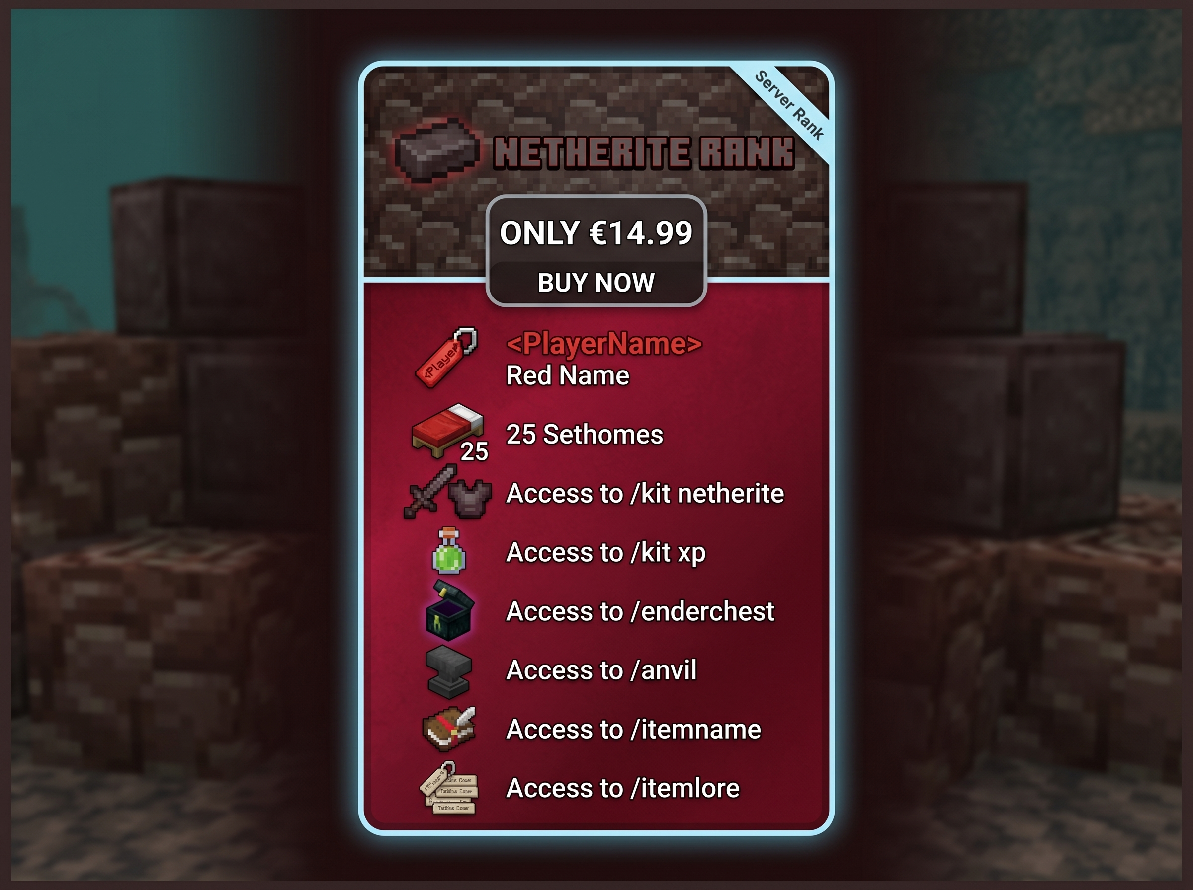 Netherite Rank