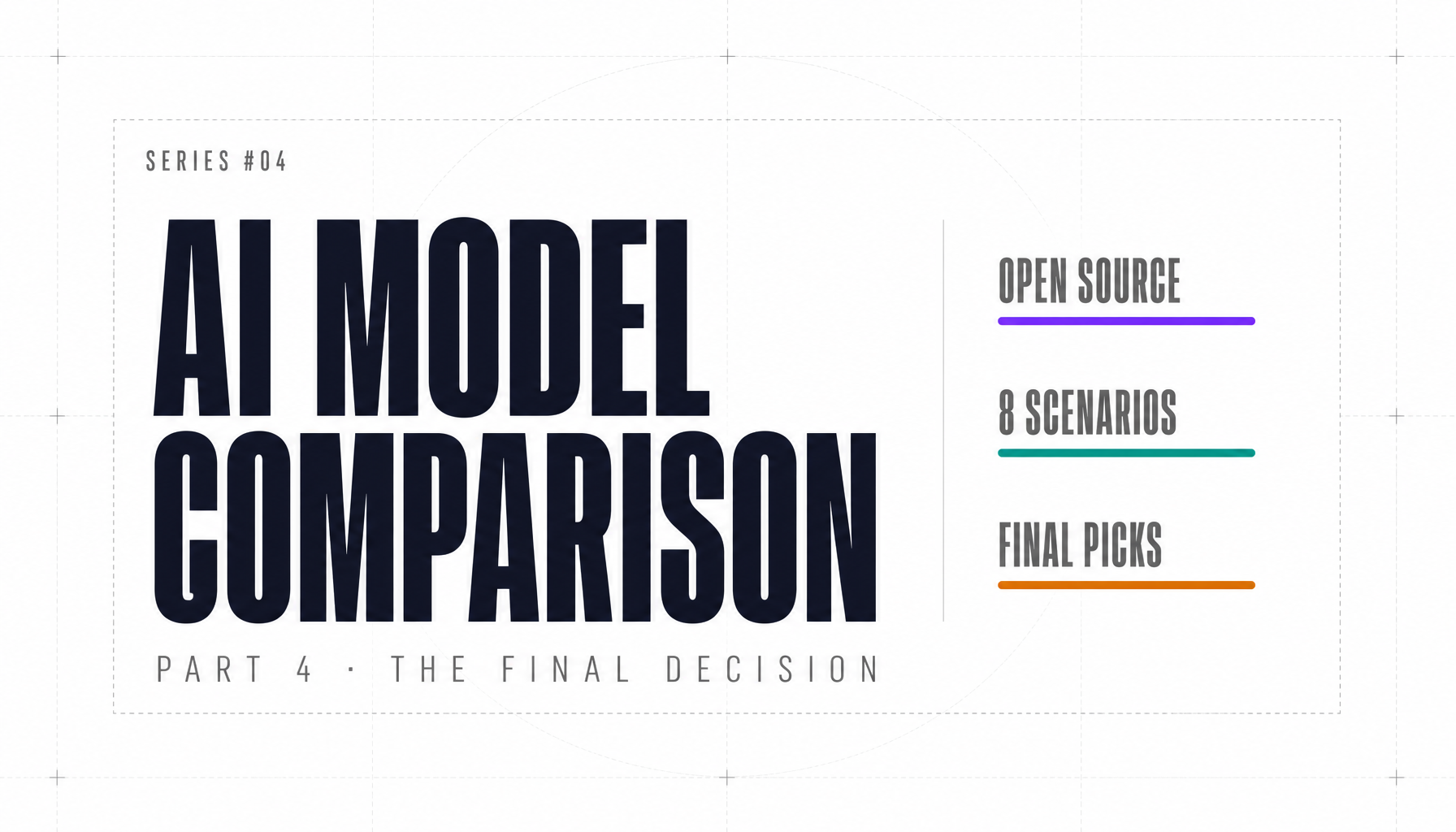 The AI Model Decision Tree: 8 Scenarios, 8 Models, 1 Final Guide