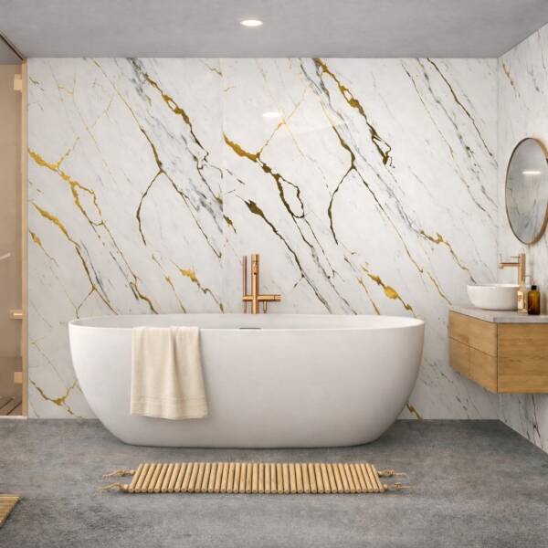 Luxury bathroom tiling