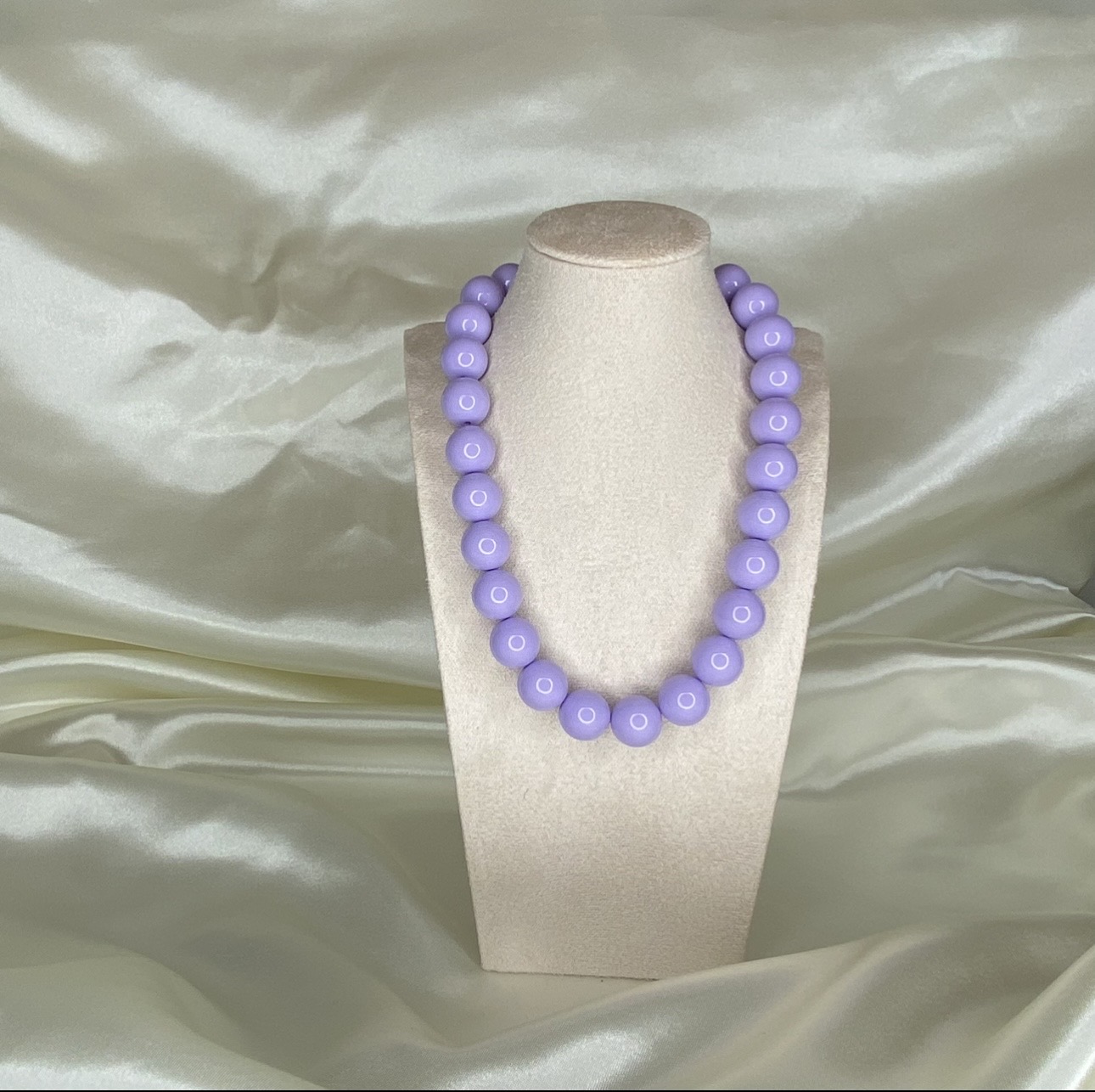 S. Steel Kralenketting Purple