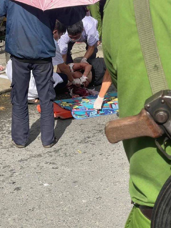 Hiện trường vụ việc Trường Chinh Đà Nẵng