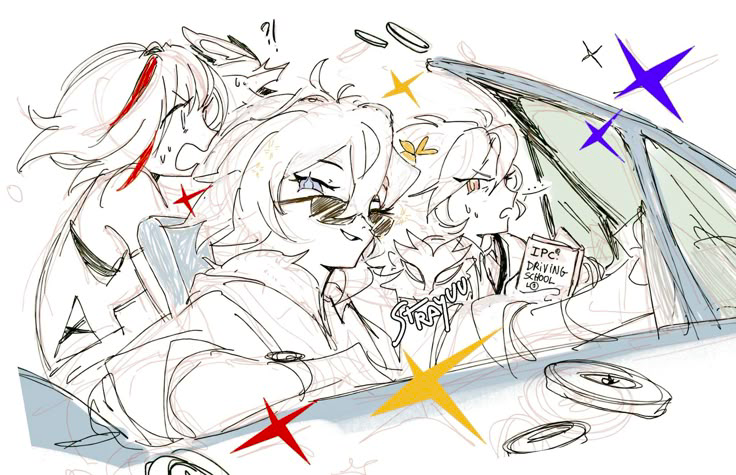 art by strayuu on Twitter