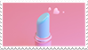 blue lipstick