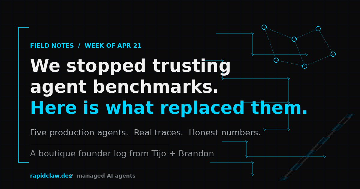 Field notes week of April 21