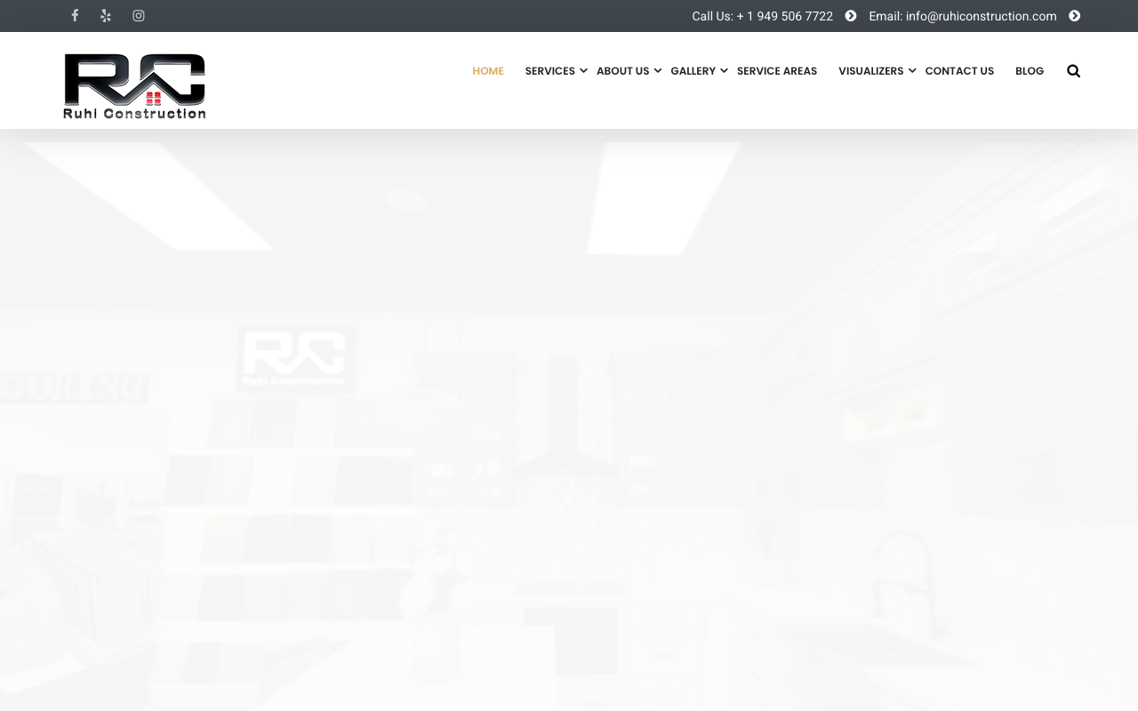 Ruhi Construction - Bathroom and Kitchen Remodeling homepage