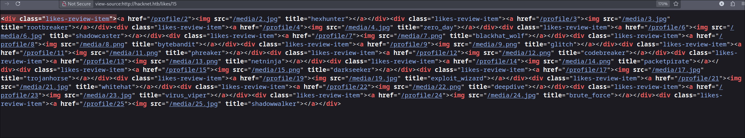 SSTI source code showing user dump