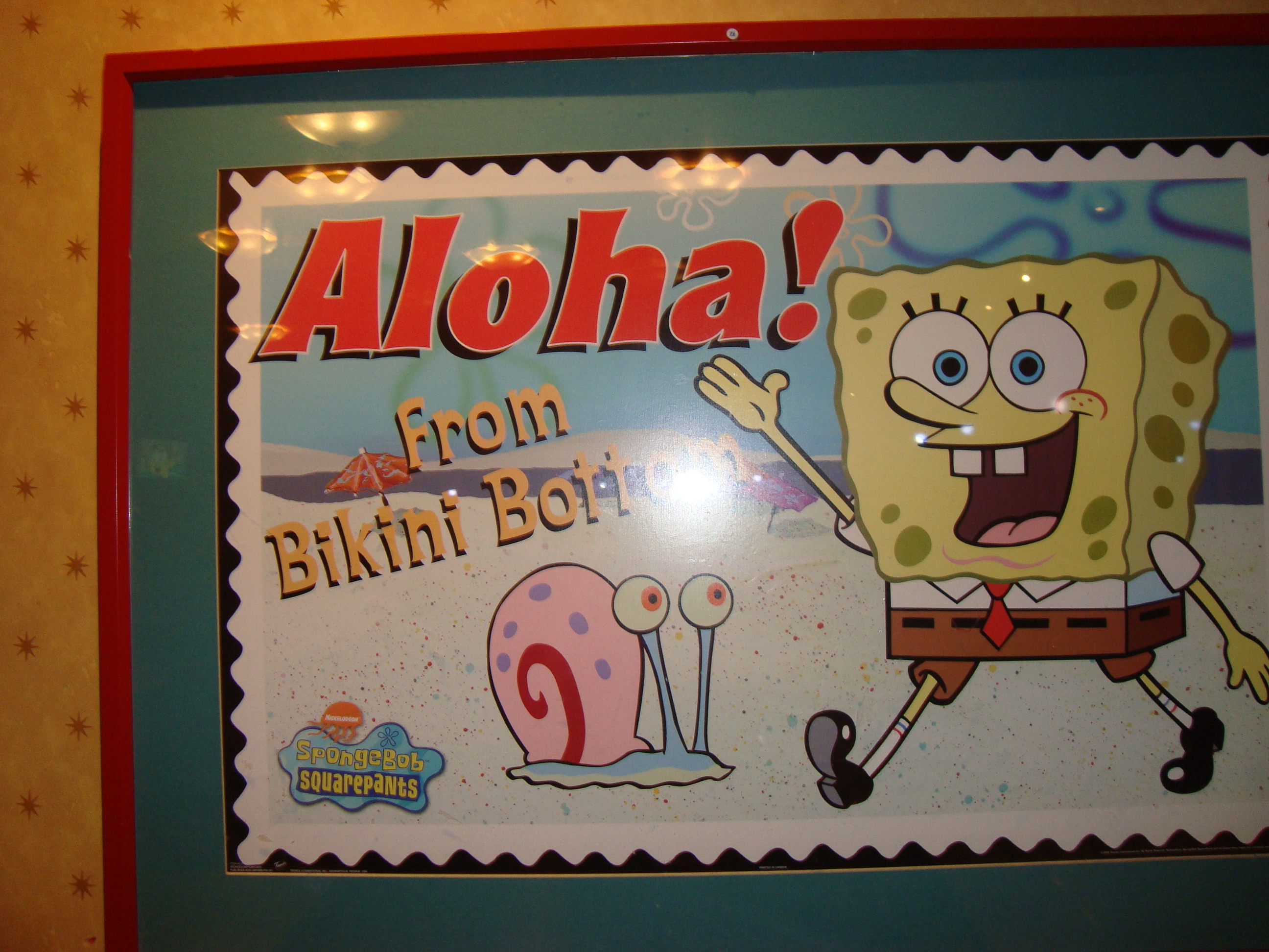 the spongebob poster:)