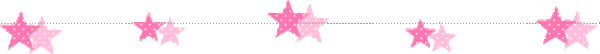 Pink star divider