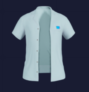 BF24 Skelly Button Up (O)