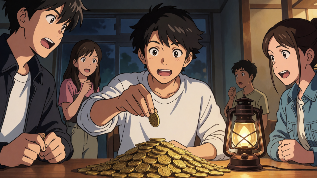 Spending as a way of authoring your life - anime illustration