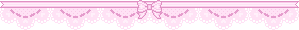 A divider with a pink bow themeing