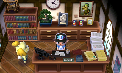 Player as mayor in New Leaf