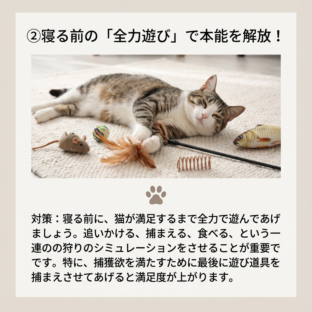 猫の夜中の大運動会を解決！今日からできる対策法 - Image 4