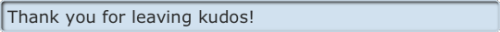 kudos