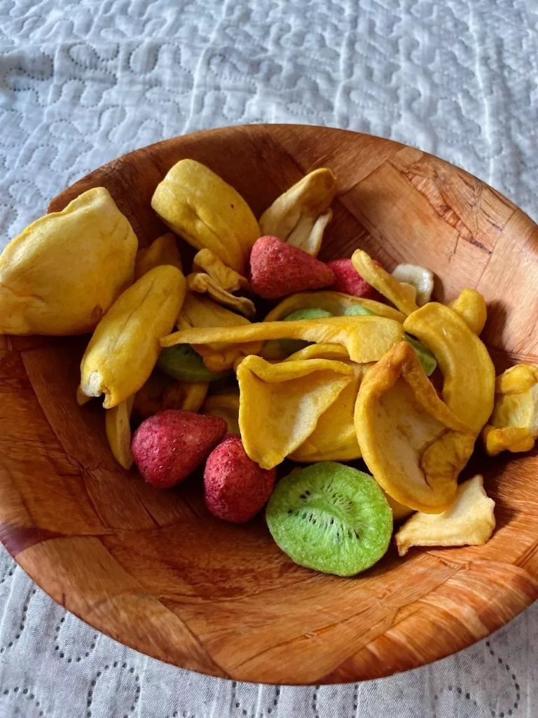 Mix de Frutas Liofilizadas Feitas em Casa