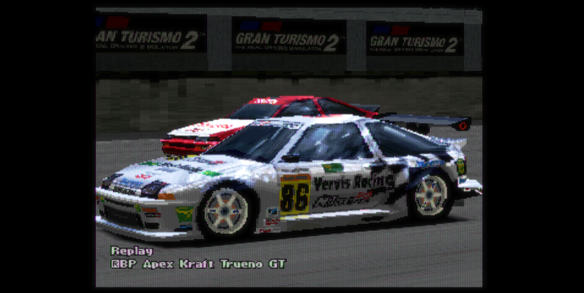 The BP Apex Kraft Trueno GT from Gran Turismo 2