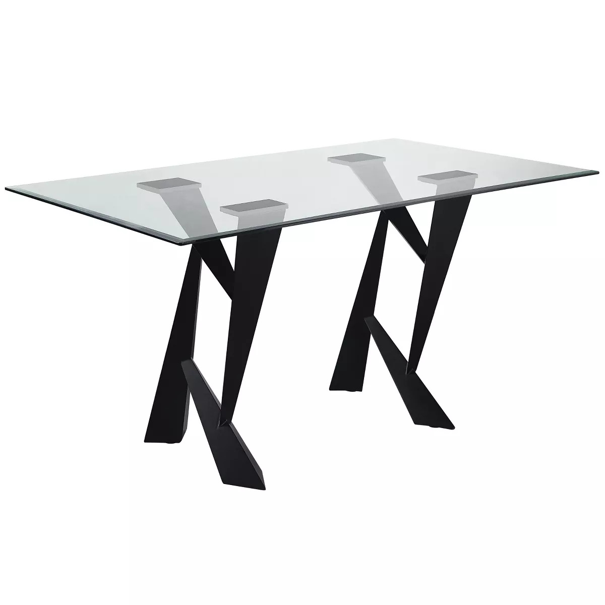 Glass Top Dining Table