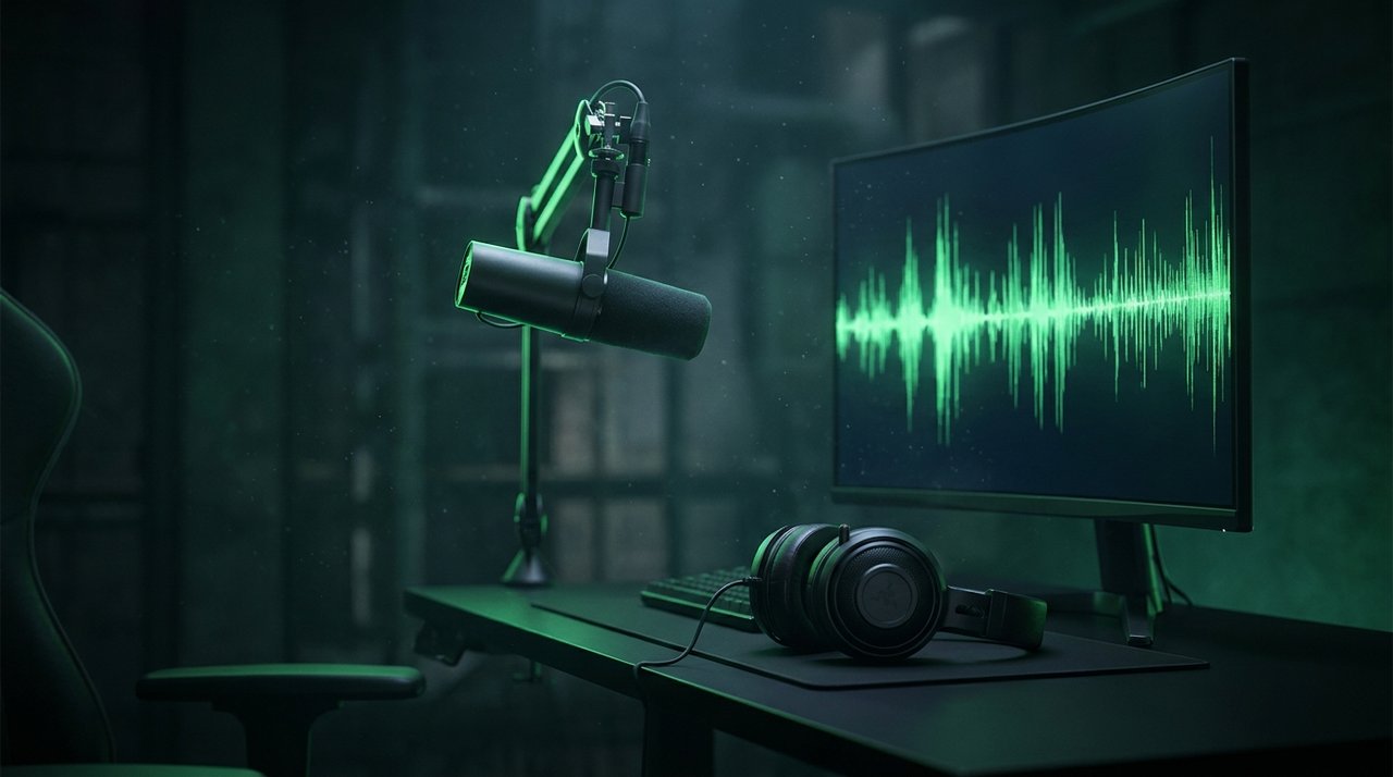 An AI writing a podcast script that turns into audio
