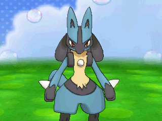 Pokemon Sun/Moon Lucario // omg hes so sill y i love it