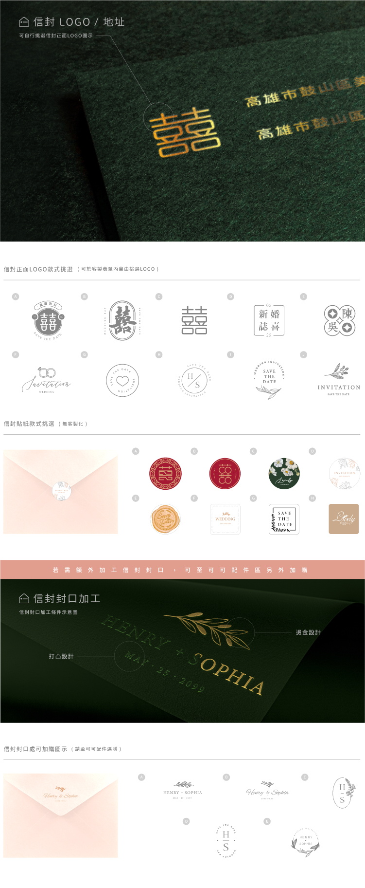 婚卡喜帖 - 粉嫩花園 商品圖9