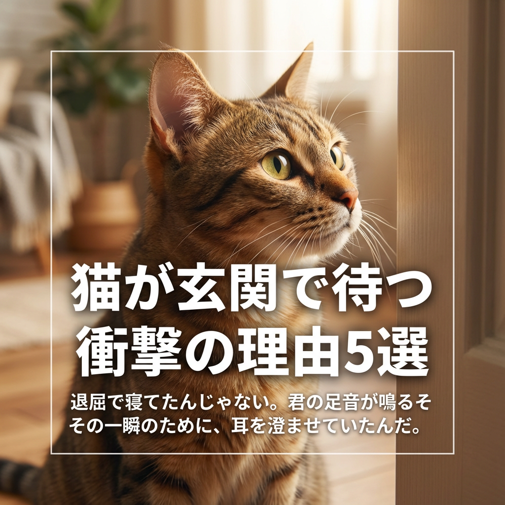 猫が飼い主の足音を聞き分ける愛の秘密 - Image 1